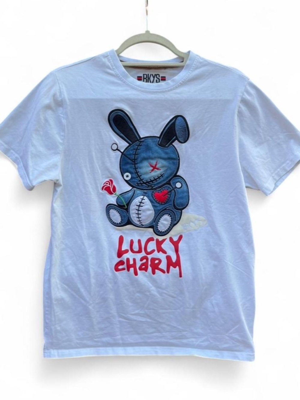 BKYS EMO bunny dead 'Lucky Charm' Graphic Short Sleeve Tee